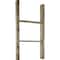 Ekena Millwork 19"W x 36"H x 3 1/2"D Vintage Farmhouse 2 Rung Ladder, Barnwood Decor Collection, Pebble Grey DECR019X036X04LDRPG - alternate 1